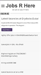 Mobile Screenshot of jobsrhere.com